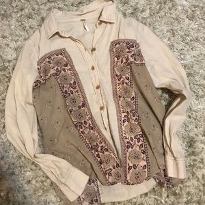 Free People button up